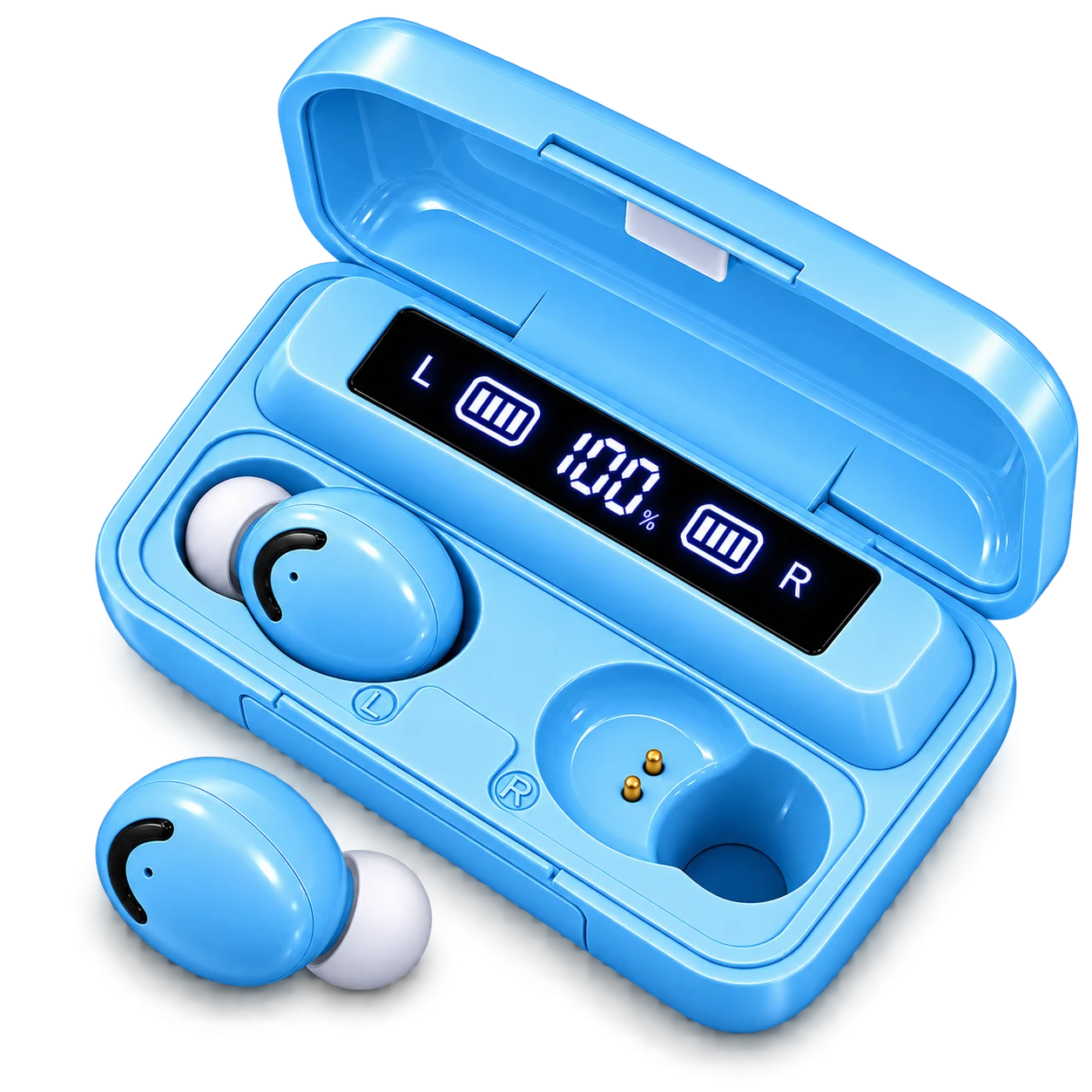 Auriculares Bluetooth Inalámbricos TWS F9-5 con Pantalla LED · foto 1