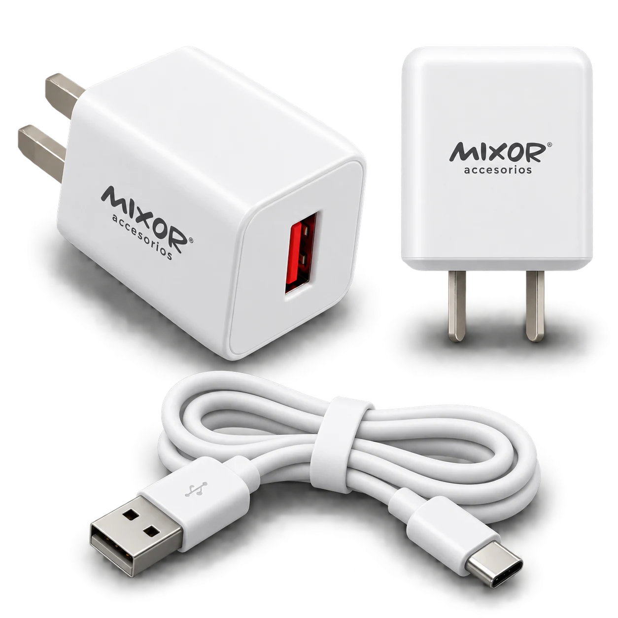 Cargador Mixor Somos 3.8A con cable USB-C · foto 1