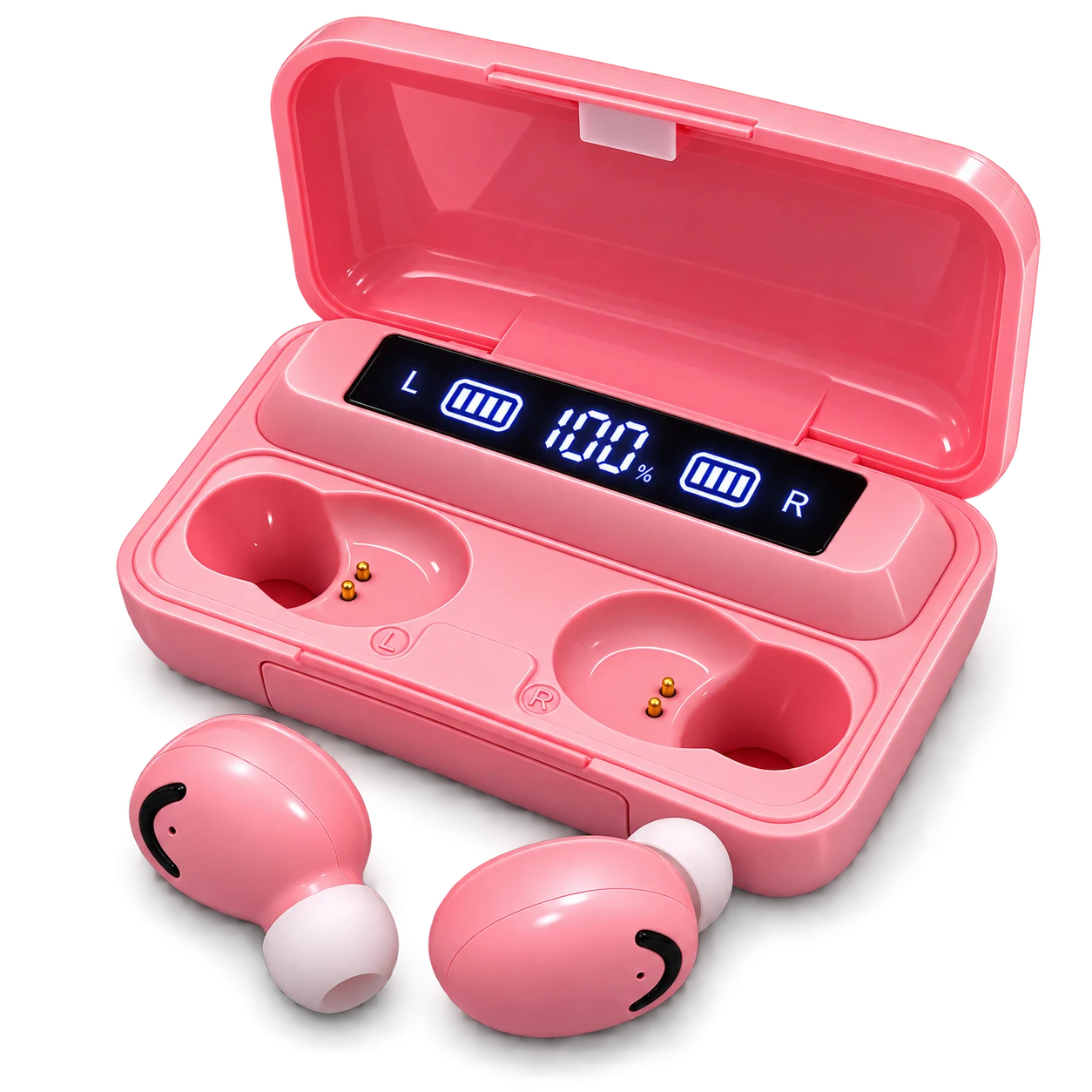 Auriculares Bluetooth Inalámbricos TWS F9-5 con Pantalla LED · foto 2