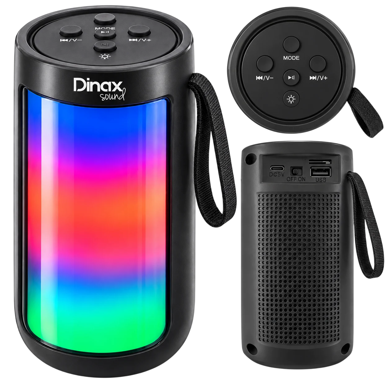 Parlante Bluetooth con Luces RGB · foto 1