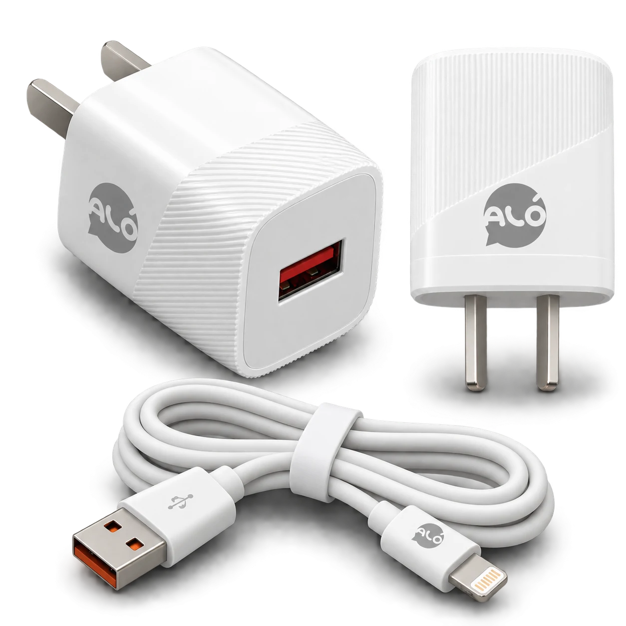 Cargador Aló Pocket 15W con cable Lightning · foto 1