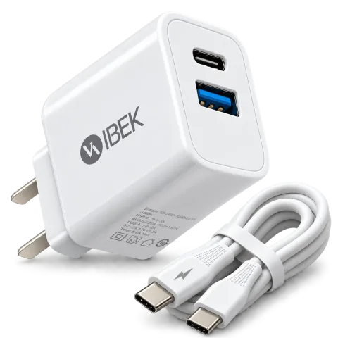 Cargador IBEK 3.0 – 5.8A con cable USB-C
