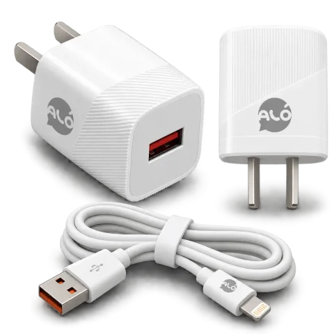 Cargador Aló Pocket 15W con cable Lightning